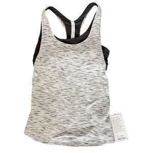 New With Tags Lululemon 2-1 Tank Top and Sports Bra (Size 10)